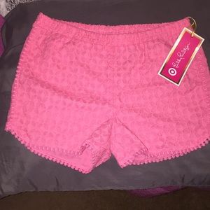 Lilly Pulitzer pink summer shorts!